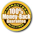 100% money back guarantee image